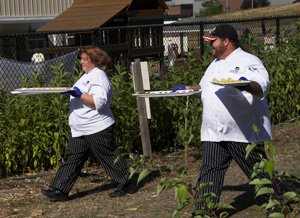 Server at Al Fresco 2014