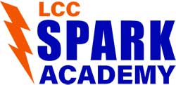 image of LCC Spark Academy graphic