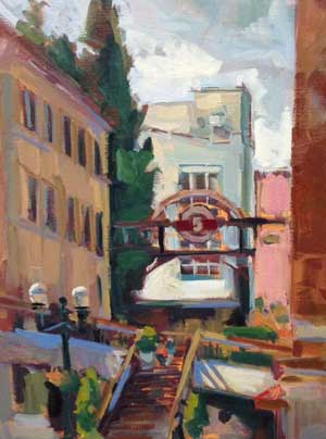 image of Fifth Street painting by Patti McNutt