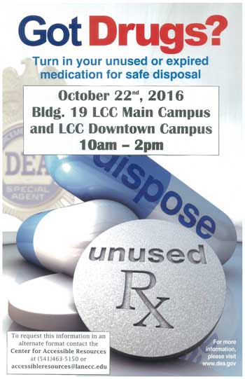 image of safe disposal poster