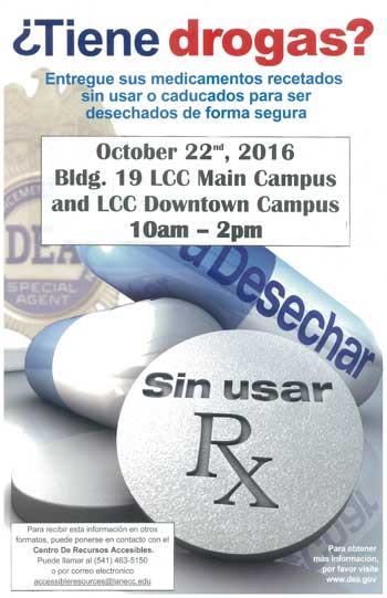 image of spanish safe disposal poster