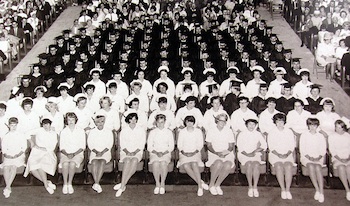 Lane's first graduation, 1966