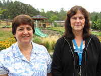 Georgia Soto (left) and Sue Norton were central to achieving five-year accreditation from the National Association for the Education of Young Children for the Lane Child and Family Center.