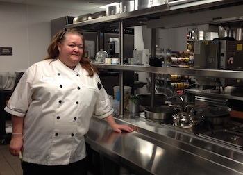 Hanna Achepol in the Grand Waterford kitchen