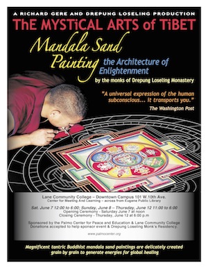 Mandala sand painting