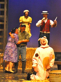 Scene from Charlotte's Web, now playing through October 20, 2012