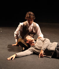 Taylor Freeman and Cash McAllister in the Pillowman