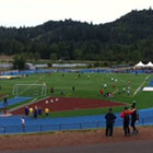 picture of IAAF athletes practice at LCC