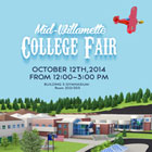 image of Mid-Willamette College Fair poster
