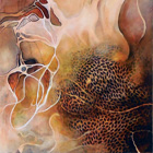 Painting: "Wool Swarm" by Laura Ahola-Young