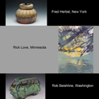 collage of exhibitors work