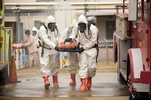 Emergency response training session