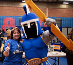 Ty the Titan Mascot and friend at Preview Night 2011