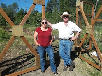 Student Linda Perkins and instructor Leonard Keen