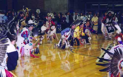 Native American Pow wow dancers