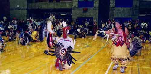 Native American Pow wow dancers