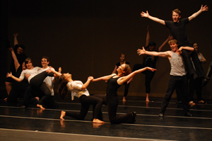 Students performing Musical Dance Theatre
