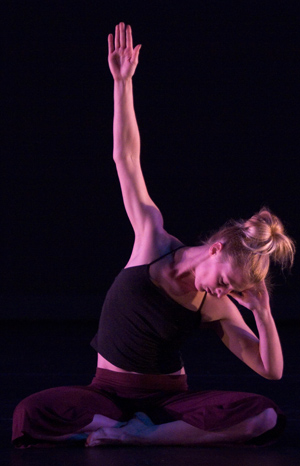 Seated dancer