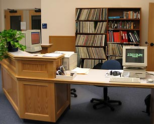 music lab main desk
