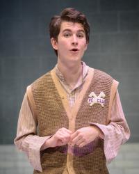 theatre student performing