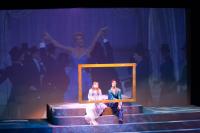 theatre students performing in production