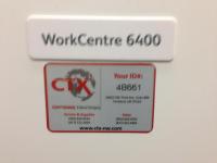 image of CTX Copier Sticker