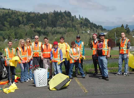 Road cleanup