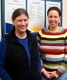 photo of Barbara Dumbleton and Jennifer Hayward