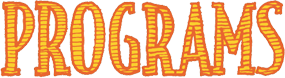 Orange text says PROGRAMS