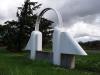 'Metal sculpture' by James Thurman - front view 