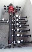 Geothermal piping at Building 61