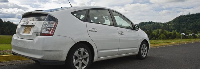 Prius in Motor Pool