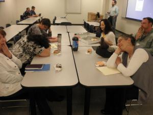 people falling asleep at the meeting